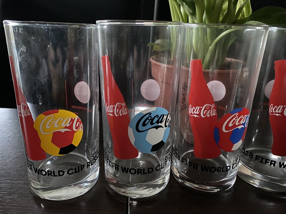 Cocacola  szklanki Mistrzostwa Świata 2018 nowe