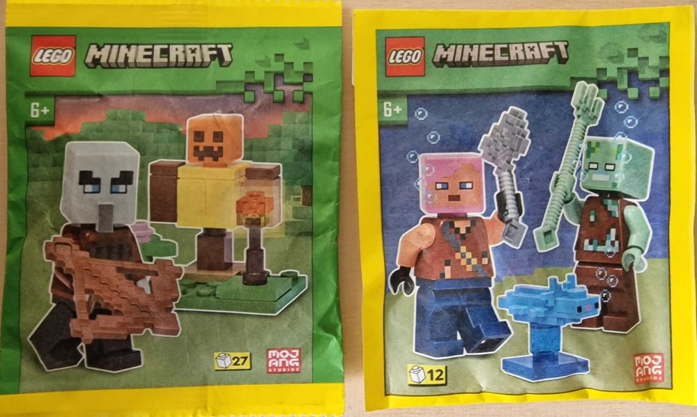 4 X minifigurka saszetki Lego MINECRAFT  wolny wybór