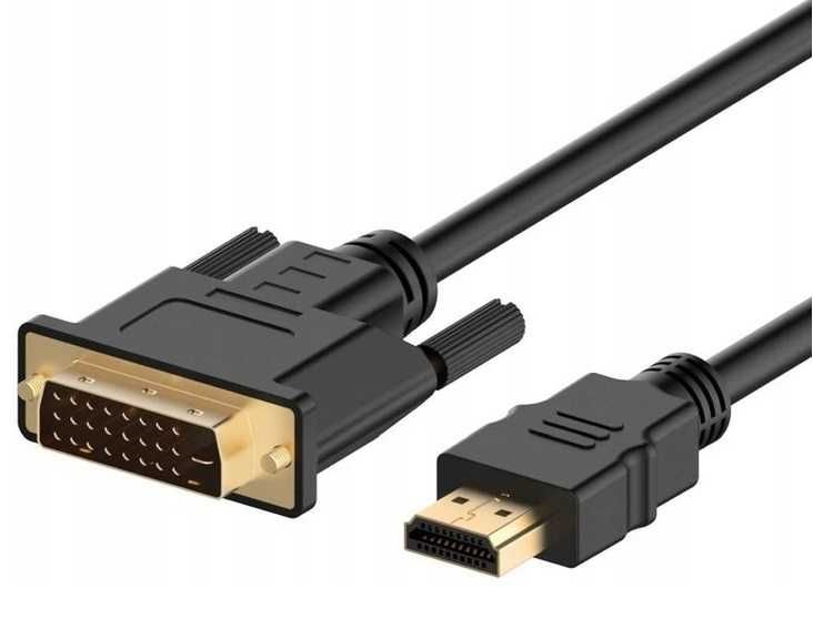Kabel HDMI-DVI 5m GOLD DVI Full HD * Video-Play Wejherowo