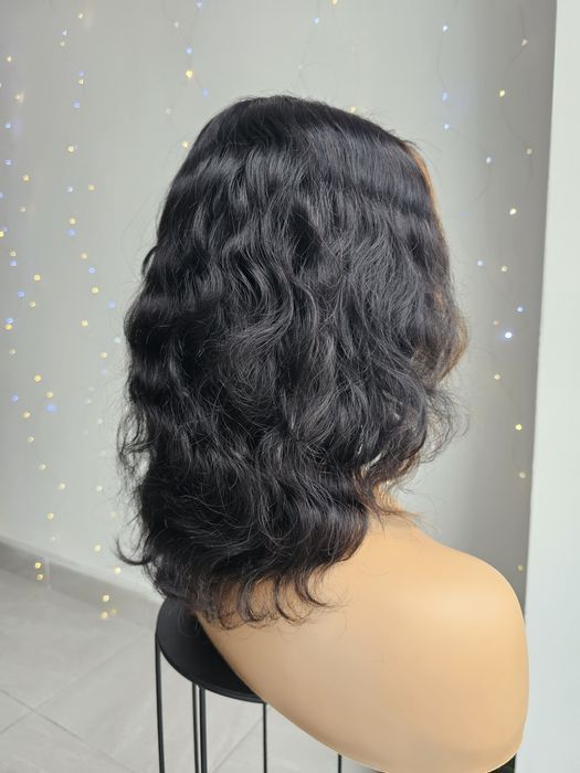Peruka naturalna Gloria fale lace front włosy naturalne w 100%