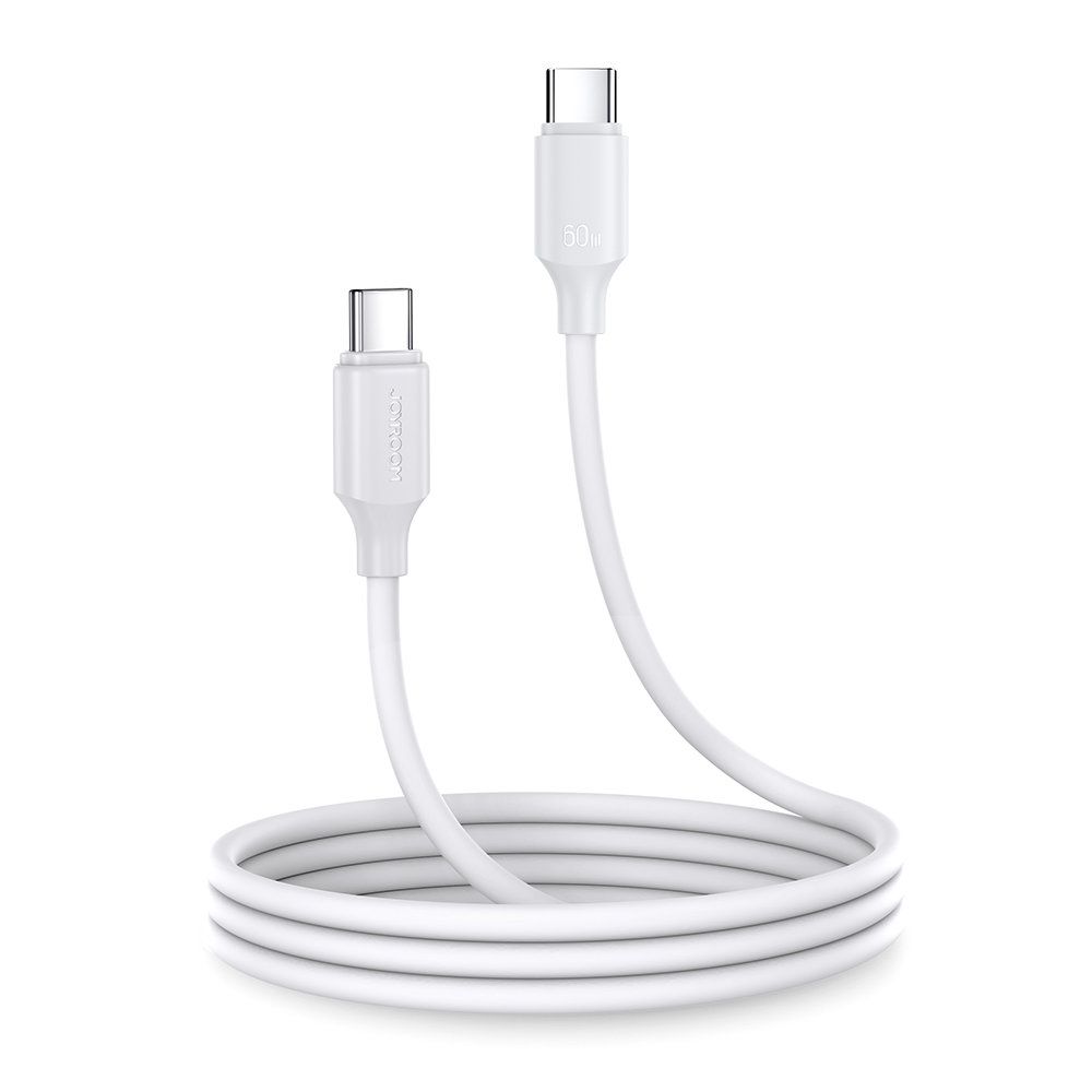 kabel przewód usb-c - usb-c 480mb/s 60w 1m biały