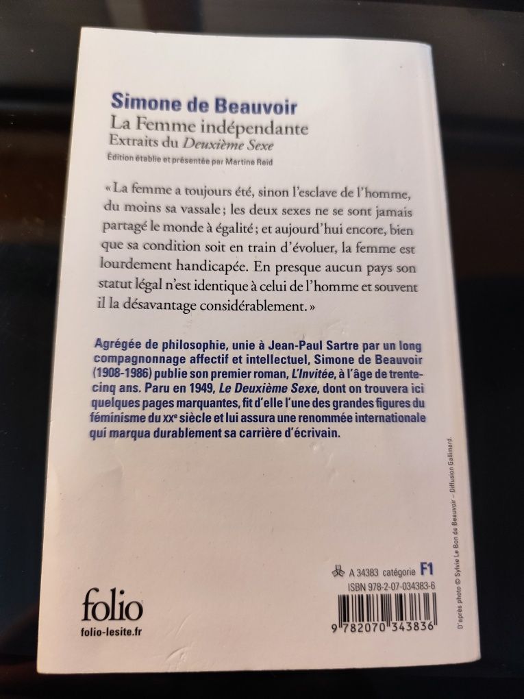 Lá Femme Indépendante - Simone de Beauvoir
