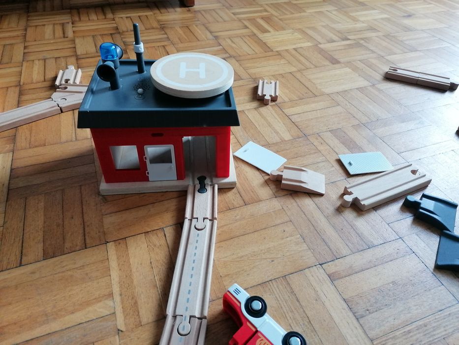 Tor drewniany składany wiele kompletów w jednym