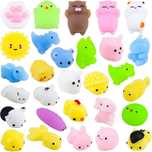 Zestaw 40 Mochi Squishy Antystresowe gniotek Zabawki Dzieci  Dorosłych