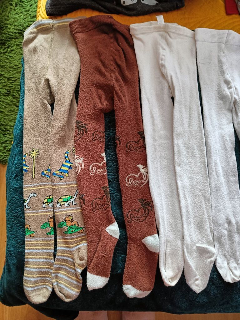 Zestaw rajstopy na zimę  98 / 104