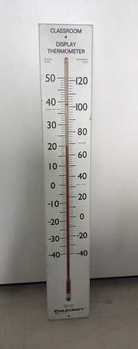 Термометр школьный (2 шкалы), 76х12 см