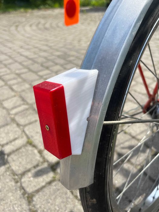Stara biała lampka tylna Wigry 3 łezka Lampa tył Wigry składak Romet