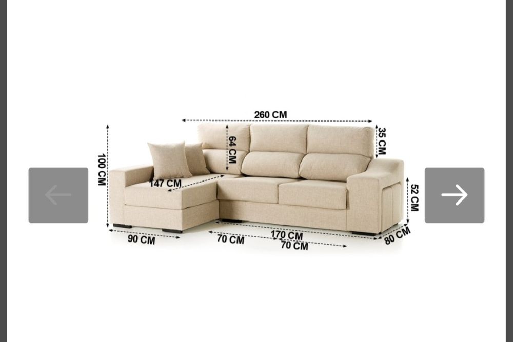 Chaise longue Lúcia IV (Conforama)