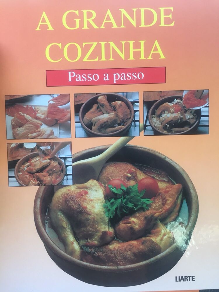 Coleção de livros de culinária