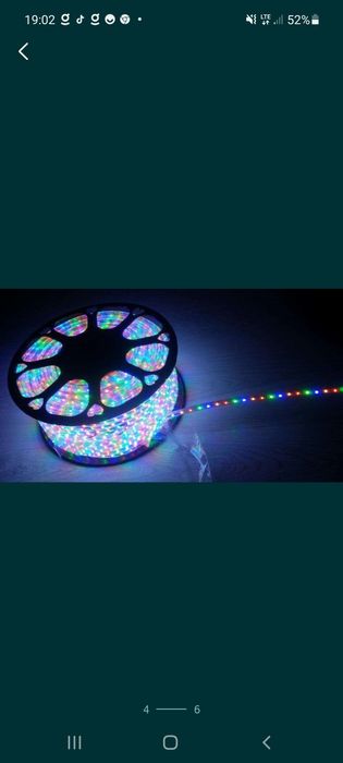 Wąż świetlny led 100m 2400LED 1m/24LED biały zimny i ciepły.Reklama