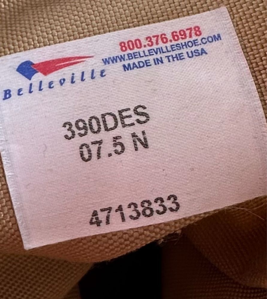 Літні берці Belleville 390 des