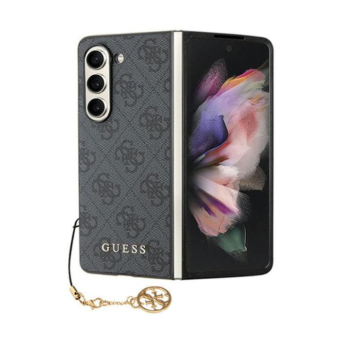 Guess 4G Charms Collection - Etui Do Samsung Galaxy Z Fold 5 (Szary)