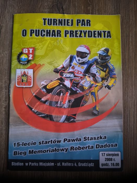 Program zawodów żużlowych Turniej Par