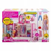 Barbie Garderoba Zestaw + Lalka, Mattel