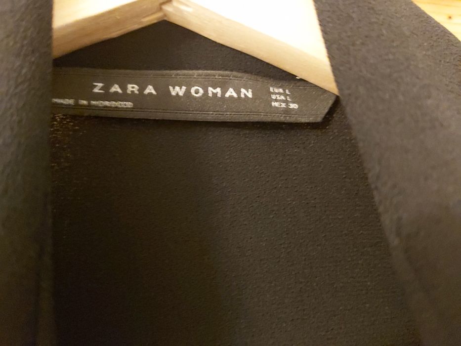 Macacão preto Zara com manga comprida