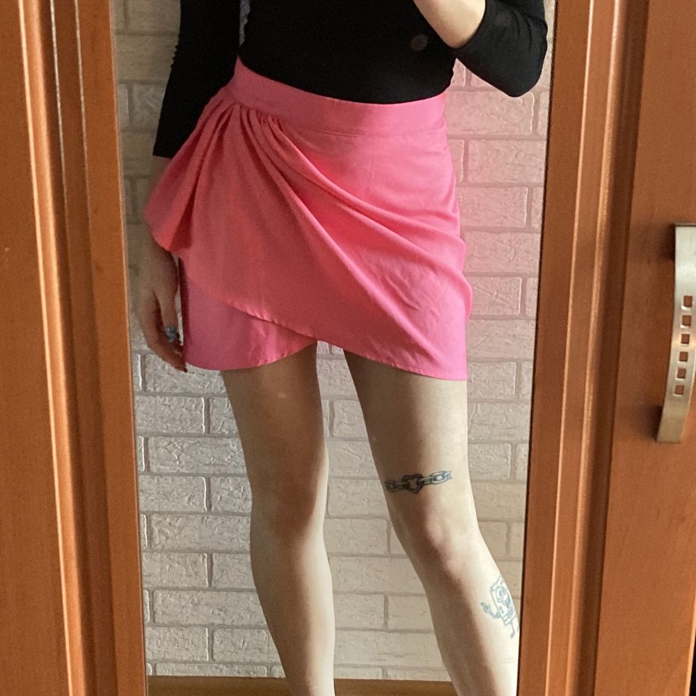 różowa spódnica spódniczka mini in the style
