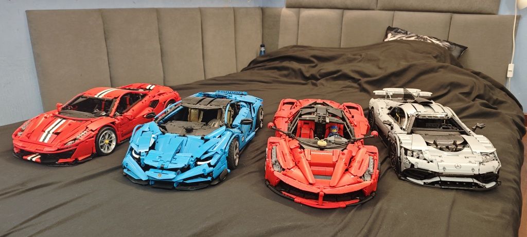 Kolekcja modeli 1:8 LEGO CaDa Mould King Lepin Rastar itp