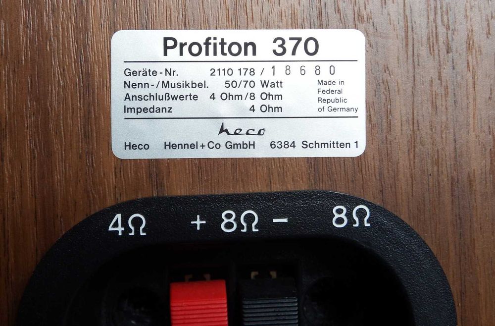 HECO Profiton 370 - świetne szczegółowe brzmienie!