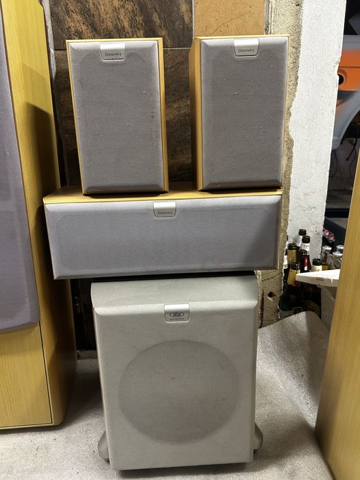 Amplituner yamaha + subwoofer i kolumny