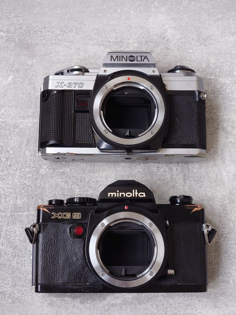 Minolta x-370 та xg-9 (неробочі)