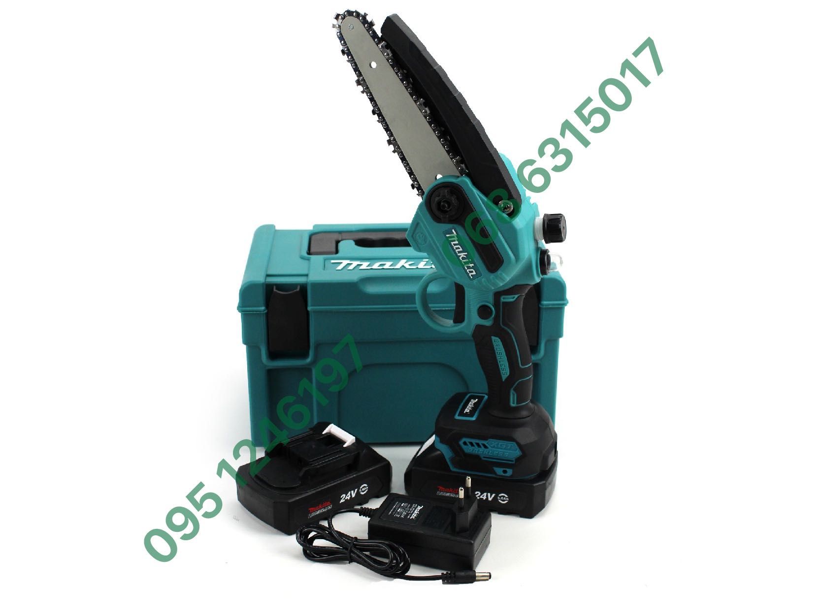 Аккумуляторная мини-пила Makita DUC155HN 24V 4Ah веткорез кусторез