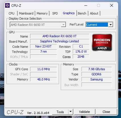 Sapphire Radeon RX 6650 XT NITRO GAMING OC 8GB GDDR6