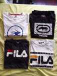 8 T-shirts de várias marcas
