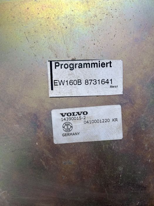 Sterowniki do koparki Volvo EW160B komputery