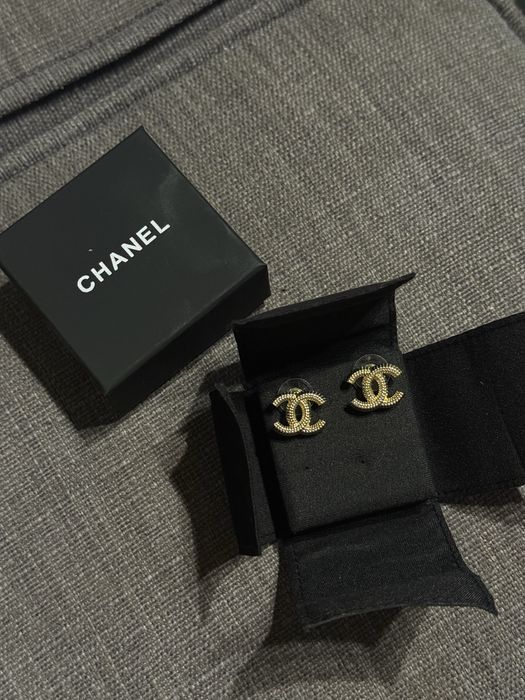 Kolczyki Chanel złoto