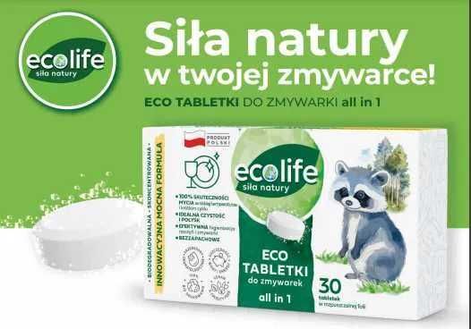 Ekologiczne tabletki do zmywarki Ecolife