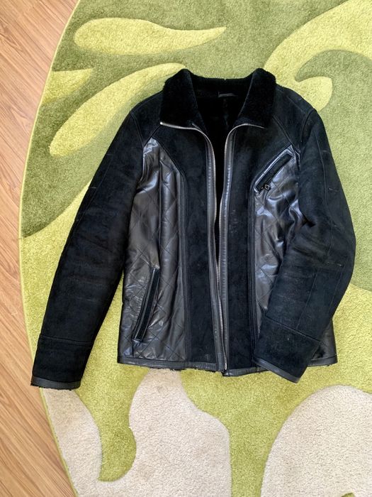 Мужская натуральная дубленка