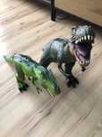 Dinozaur zabawka duza dźwięki odgłosy gumowa t-rex jurassic park world
