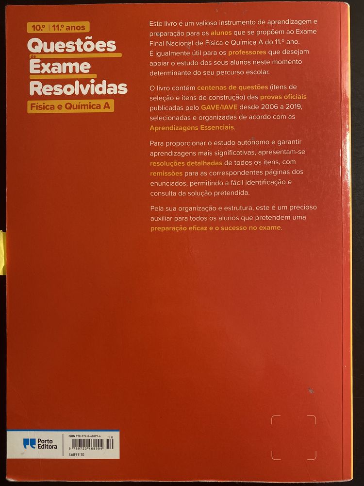 Livro de Preparação para os exames 11° ano Física e Química A