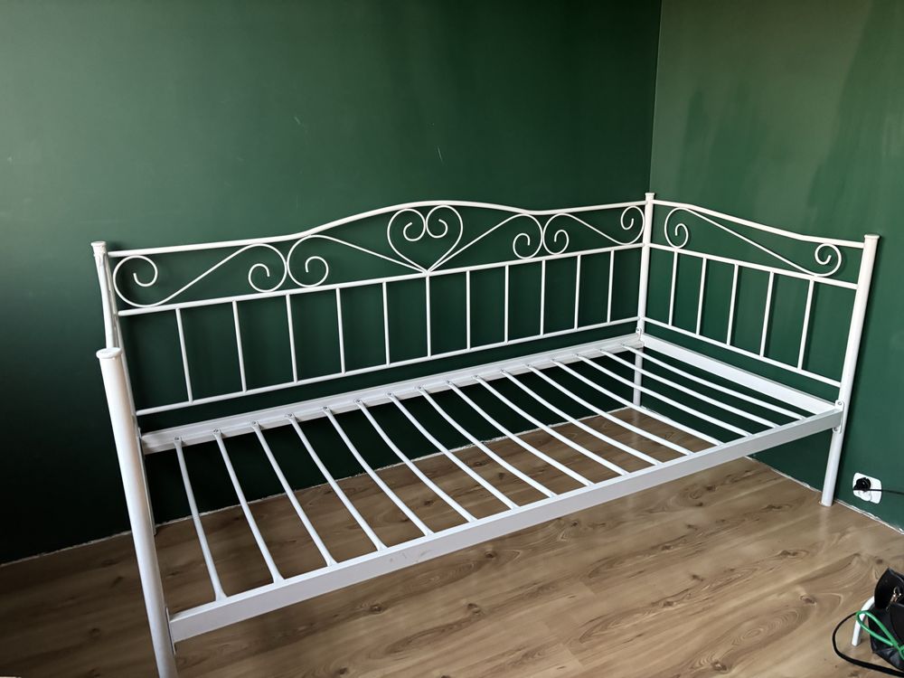 Lóżko jednoosobowe + materac 90x200