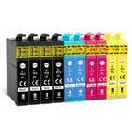 10x Tusze Zamienne do Drukarek Epson Mode 603 XL