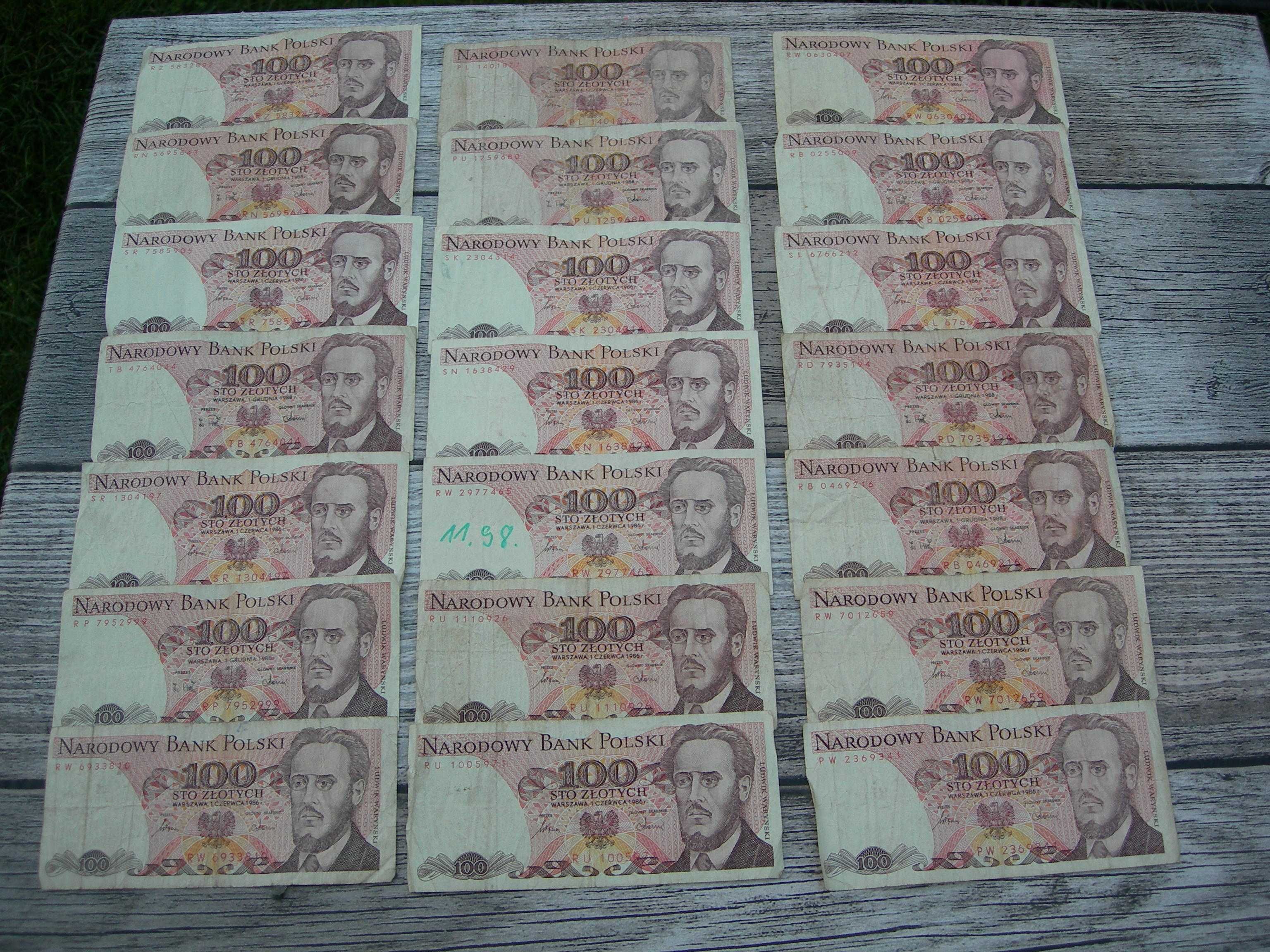 Stare banknoty PRL - 68szt