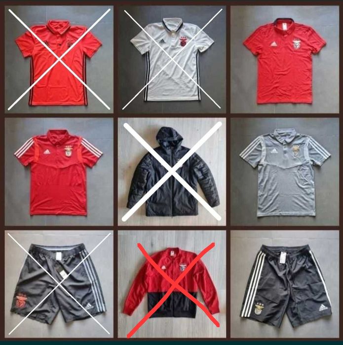 Equipamentos staff Benfica