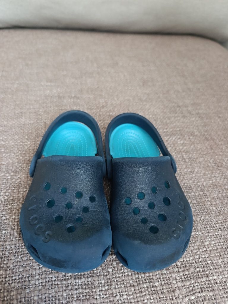 Crocs c7 granatowe mule klapki