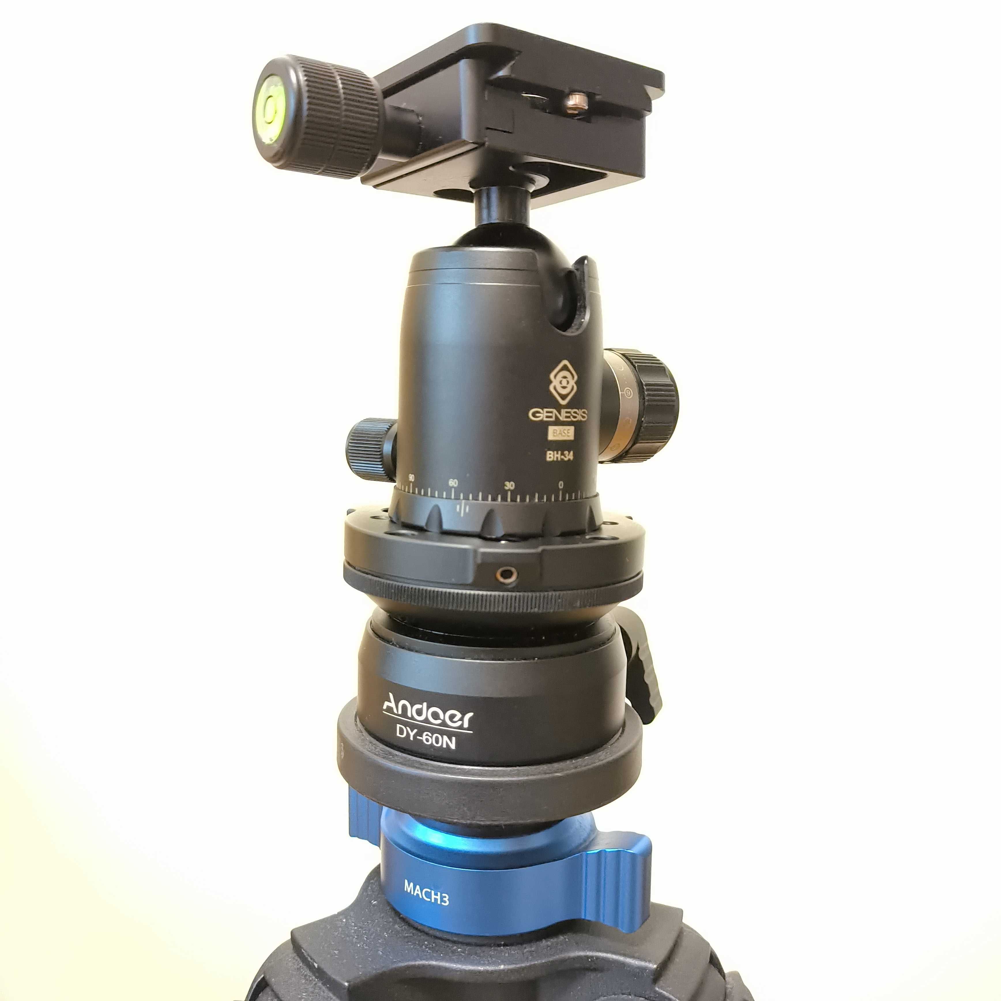 Tripé Benro Carbono Mach3 TMA38CL + Extras