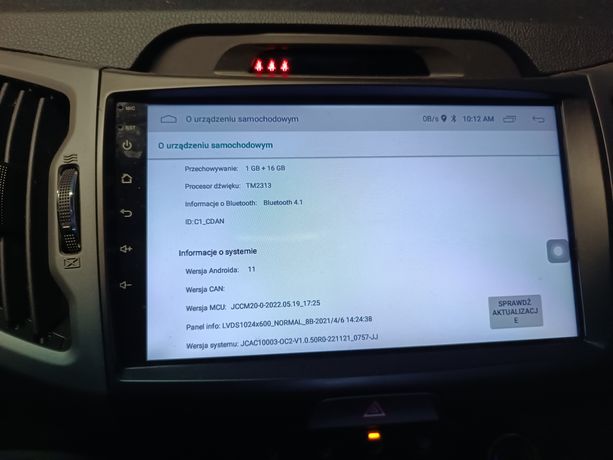 Radio android 1+16 GB hundai/Kia sportage 3
