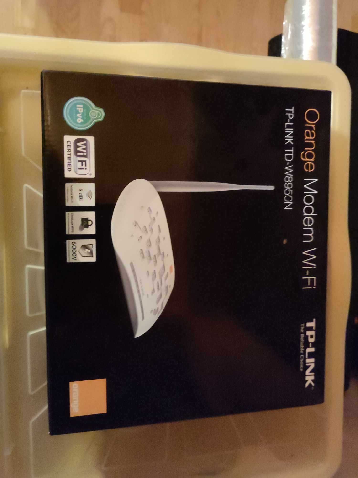 Orange Modem Router Wi-fi Tp-Link kompletny