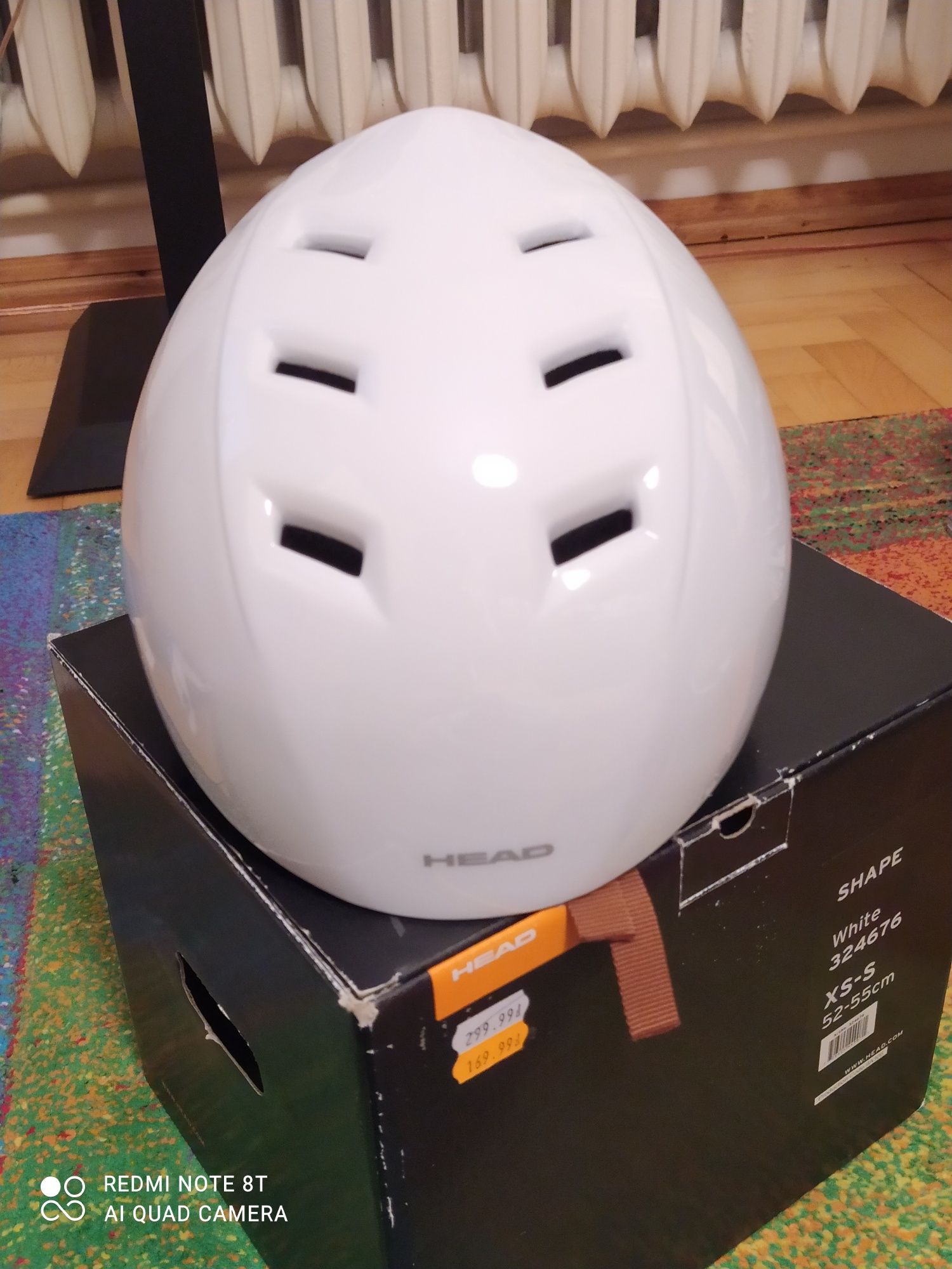 kask narciarski Head Shape XS-S biały