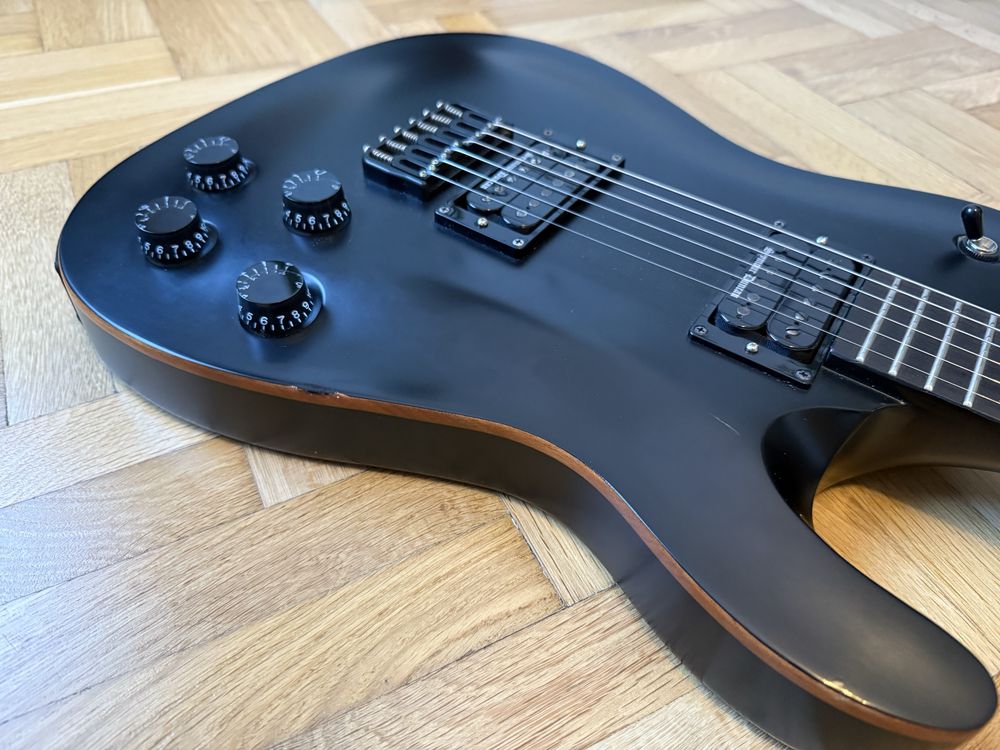 Gitara elektryczna Jericho Fusion Black z Seymour Duncan Black Winter
