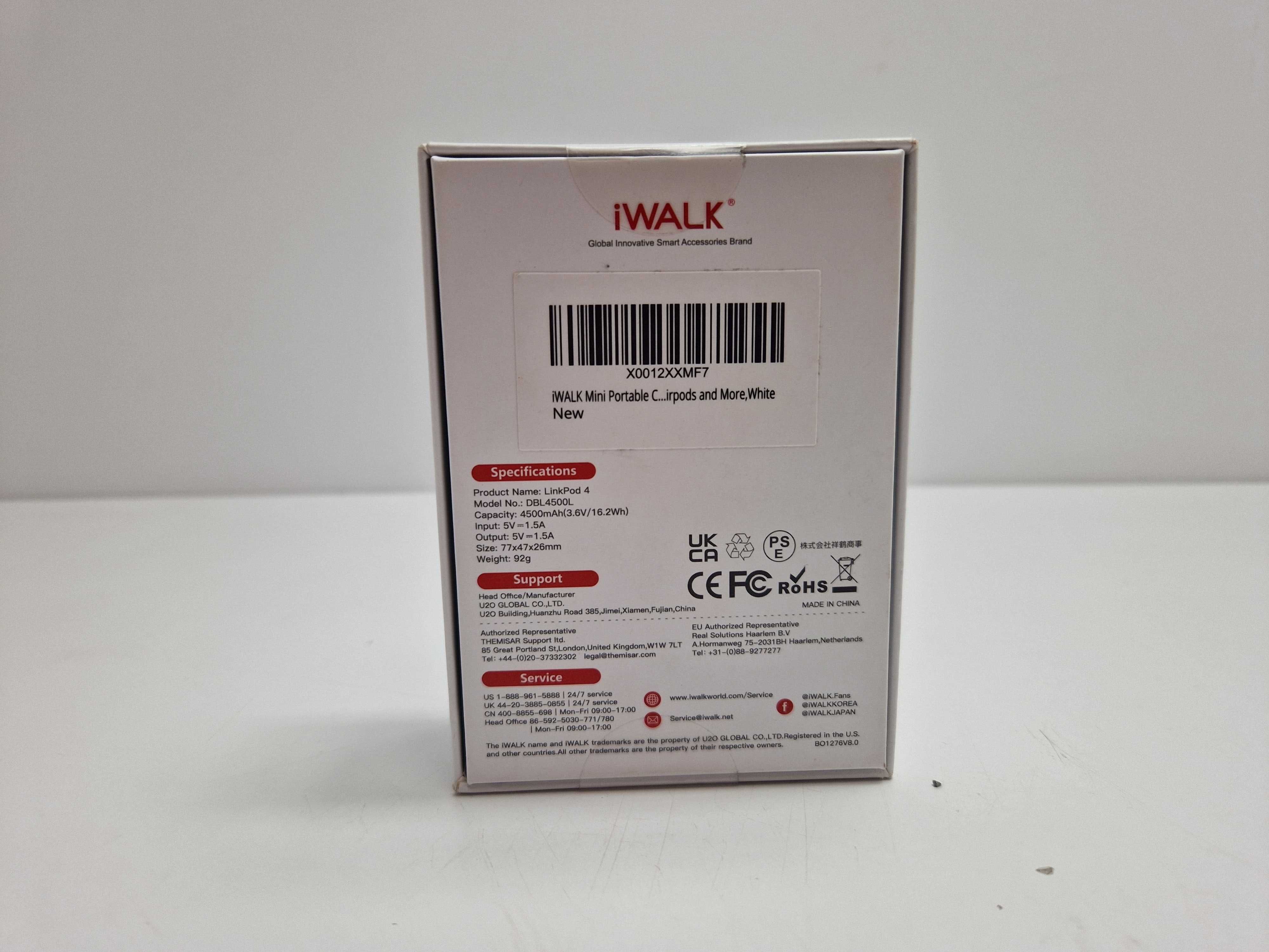 Powerbank Iwalk 4500 mAh biały