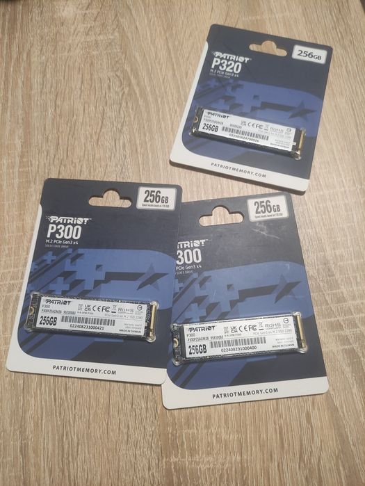 Новий SSD Nvme Patriot p300 m2 256GB