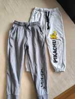 2x spodnie dresowe joggersy joggery Pikachu 116