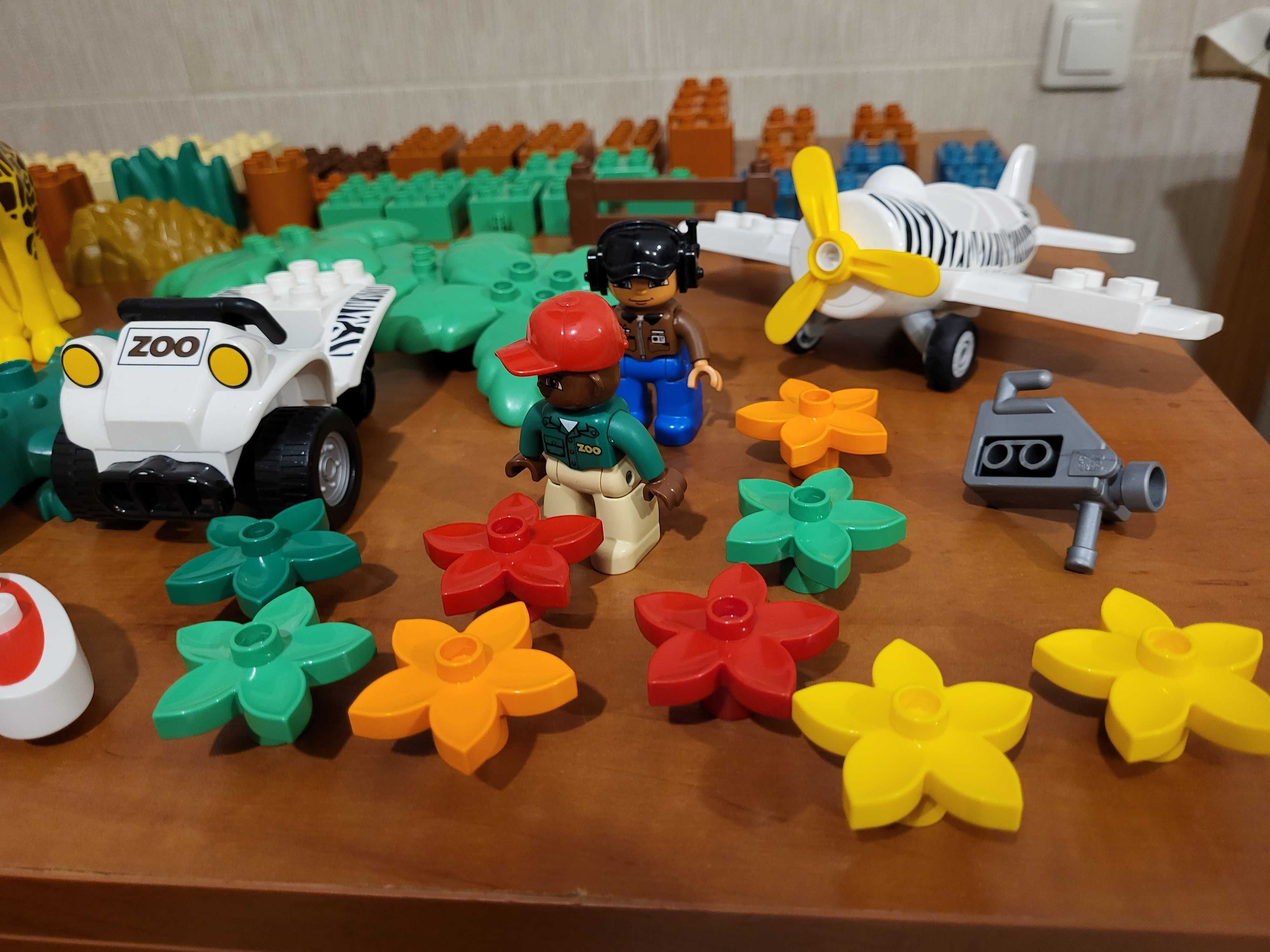 duży zestaw Lego Duplo Safari ZOO 6156 Unikat 70 części w tym 8 gratis