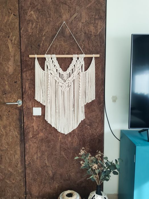 Painel parede Macrame