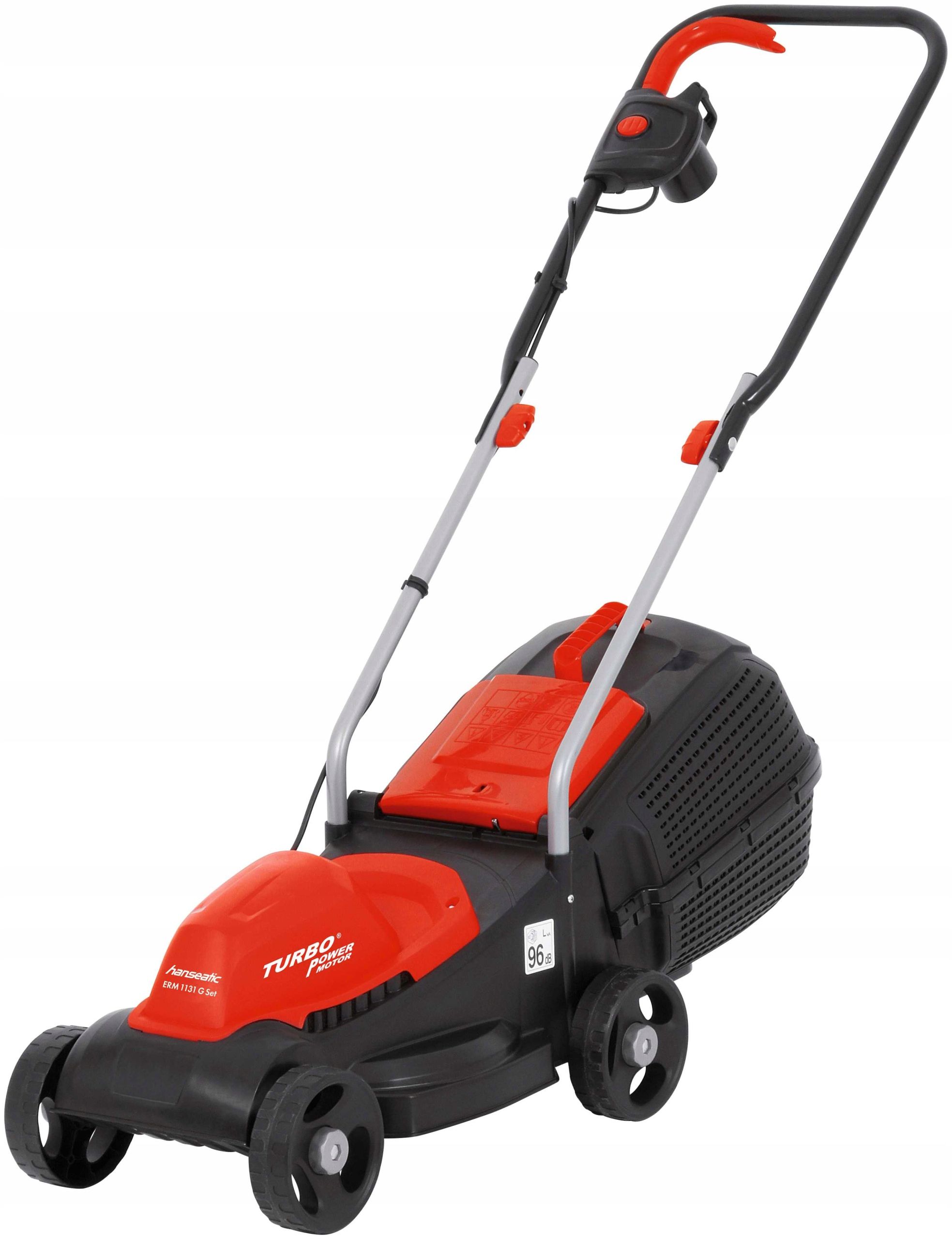 LEKKA Kosiarka elektryczna GRIZZLY TURBO 27L 31cm + zapasowy nóż