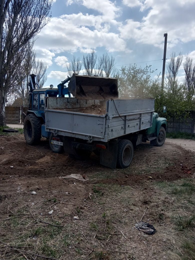 Песок речной карьерный щебень отсев чорнозьом вывоз вынос мусора.